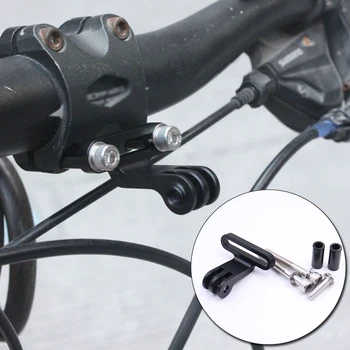 שחור מחזיק מצלמה סוגר רכיבה על אופניים מתקנים עבור Gopro הקדמי להתמודד עם סרגל כידון ספורט סגסוגת אלומיניום גזע אופניים