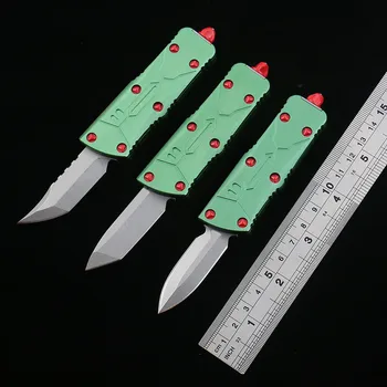 DQF גרסה מירו-מיני BH אולר השירות EDC כלי מטבח, סכינים 6061-T6 התעופה סגסוגת אלומיניום D2 הר סכינים