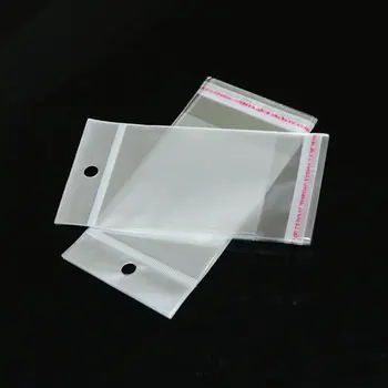 ברור פלסטיק OPP שקיות 500pcs/Lot צלופן שקופה דביק שקיות מתאים תכשיטים/מתנות/ממתקים/מזון/Packag שקיות