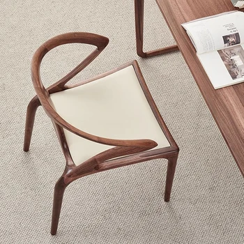 המבטא ניידים כסאות אוכל שולחן מעצבים מודרני עץ כסאות אוכל סלון Muebles Para El Hogar מסעדה Furiture