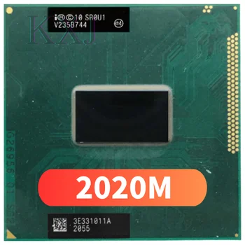Intel Pentium 2020M 2020M SR0U1 SR0VN SR184 2.4 GHz בשימוש עם ליבה כפולה Dual-חוט המעבד 2M 35w אור שקע G2 / rPGA988B