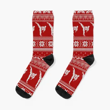 קראטה מכוער חג המולד סוודר, גרביים גרבי הקרסול אישה נעלי הליכה, גרביים של גברים גרבי נשים