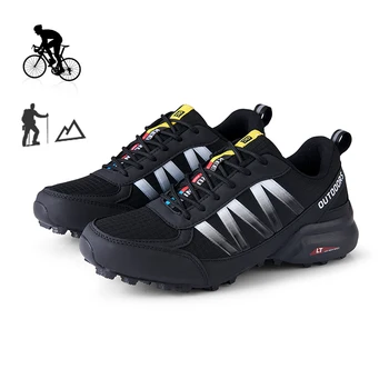 חדש חיצוני זכר נעלי ספורט קל משקל נעלי נוחות נעלי ספורט נעלי רכיבה על אופניים אופנוע נעליים אופניים נעליים