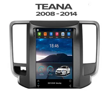 עבור טסלה סגנון 2 Din אנדרואיד 12 רדיו במכונית על ניסן Teana J32 2008 - 14 מולטימדיה נגן וידאו GPS סטריאו Carplay RDS, מצלמה