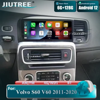 8.8 אינץ ' 8 Core-64G אנדרואיד 12 של וולוו S60 V60 2011-2020 הרדיו ברכב נגן Carplay ניווט GPS WIFI 4G