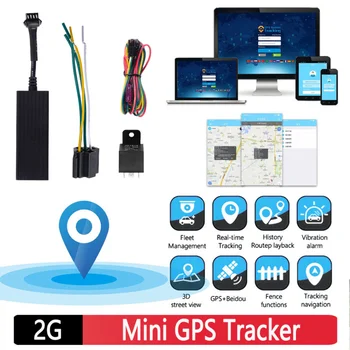 2G מכונית אופנוע איתור GPS עמיד למים רכב חשמלי רכב המעקב אחר המכשיר מרחוק שמן לחתוך עם מערכת ניטור APP
