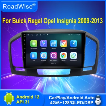8+256 אנדרואיד 12 רדיו במכונית עבור ביואיק ריגל אופל אינסיגניה 2009 2010 2011 2012 2013 Carplay 4G Wifi GPS DVD 2 Din Autoradio סטריאו