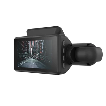 High-definition כפול עדשה מתכווננת Dash Cam מול מצלמה אחורית שליטה מרכזית אחת מקליט מכונית ה-G-חיישן גמיש DVR וידאו