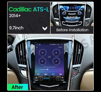 אנדרואיד מסך עבור קאדילק ATS XTS SRX CTS ATSL 2013-2018 רכב אוטומטי רדיו מולטימדיה סטריאו Carplay Bluetooth ראש יחידת DSP GPS