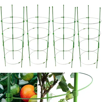45cm מתכוונן עגבניות תמיכה הצמח בגינה טיפוס גפן מתלה צמח בעציץ תמיכה צמח כף המאזניים עבור צמח פרח הפרגולה סוגריים.