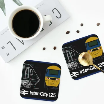 בין-עירוניים רכבות תחתיות מטבח, מפיות החלקה, בידוד כוס קפה מחצלות על תפאורה הביתה שולחן רפידות סט של 4