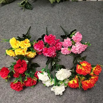 1Pc יצירתי שווא ציפורן נייד פרחים מלאכותיים ידידותי לסביבה Fadeless פסטיבל קישוט סימולציה ציפורן