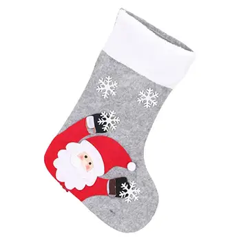 חג המולד, גרביים תפאורה חג המולד מתייחס התיק לילה אור קישוט במלאי עיצוב הרגשתי חומר בד ליצור מצב רוח חג המולד עבור קנדי