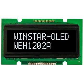 WEH001202ALPP5N00100 Wistar WS0010-TX 6800 8080 SPI 12*2 1.6 אינץ אופי 1202 12x2 קלח תצוגת OLED WEH001202A