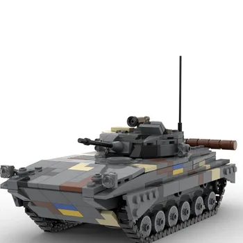 חדש 617PCS WW2 צבאי MOC BMP-2 רגלים נלחמים דגם רכב DIY רעיונות יצירתיים היי-טק ילד צעצוע מתנה רכב משוריין רחובות
