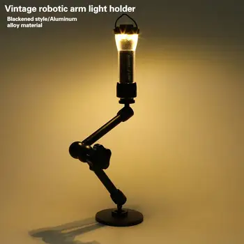 חיצונית מנורה מחזיק סגסוגת אלומיניום אור מוט מתכוונן וינטג ' אור קמפינג לעמוד נייד סגסוגת אלומיניום בעל חיצונית