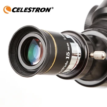 Celestron-טלסקופ אסטרונומי עינית, 66 מעלות אולטרה רחב 15mm, uw15 מ 