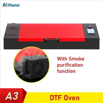 A3 DTF תנור PET ריפוי המכשיר חם להמיס אבקת תנור עשן טיהור הפונקציה הדפסת חולצה DTF מדפסת סרט מייבש