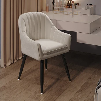 משלוח חינם נוחה כסאות אוכל מעצב ייחודי מבוגרים איפור כיסאות יחיד מחכה Fauteuil סלון ביתי יסודות