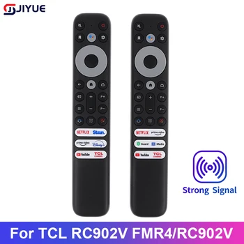 1pc אוניברסלי טלוויזיה חכמה אינפרא אדום מתאים TCL חכם השלט הרחוק של הטלוויזיה RC902V FMR5 RC902V לא הקול החלפת גרסה