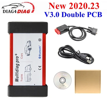 Multidiag Pro+ TCS V3.0 NEC ממסרים 9241 שבב Bluetooth USB 2021.10 קוד הקורא המכונית/משאית סורק אבחון