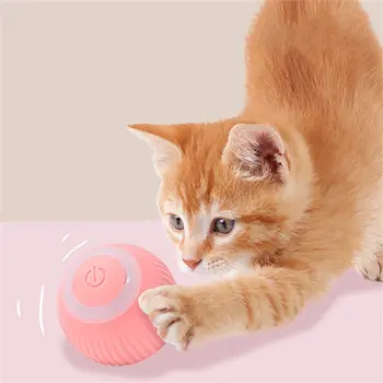 חכם חתול צעצוע גלגול אוטומטי כדור חשמלי עצמית עוברת חתלתול צעצוע כדור מקורה אינטראקטיבי חתול אביזרים לחיות מחמד חכם, צעצועים