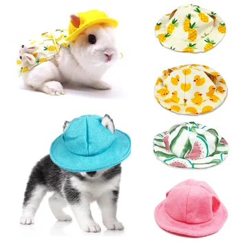חדש חמוד בעלי חיים קטנים כובע עם אוזניים חורים לנשימה מיני שפן ארנב אוגר שמש כובעים לנשימה מצחיק גור שמשיה כמוסות
