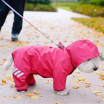 הכלב מעילי מעילי גשם PetRaincoat טיולים בגדים FourSeason חיצוני עמיד למים מעיל גשם קטן בינוני, כלבלב אספקת Y5GB