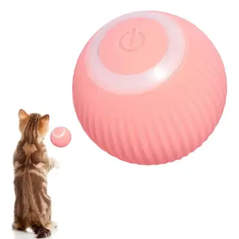 עצמית הכדור מסתובב חתול צעצוע של 360 מעלות עצמי מסתובב כדור מתגלגל 360 מעלות עצמית הכדור מסתובב נטענת USB צעצועים לחיות מחמד צייד