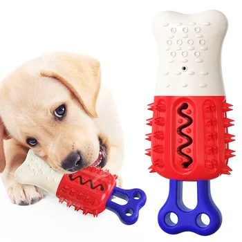 עצם סטיילינג טחינת השיניים מקל הכלב מברשת שיניים ארטיקים גור הכדור קיץ חיצונית מגומי צעצוע גור ללעוס צעצועים